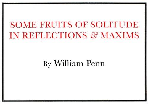 Cover of Fruits of Solitude
