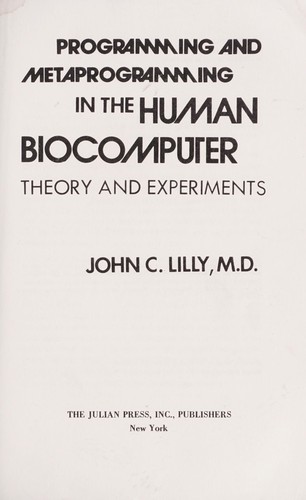 Cover of The Human Biocomputer